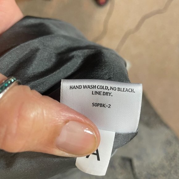 Eileen Fisher Womens Button Blazer Kimono Long Coat Gray Textured Print Sz Large - Picture 6 of 9